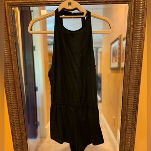 NWT Dark Navy Blue Halter Romper